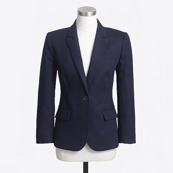 J Crew Navy Blue Blazer - Picture 2 of 5
